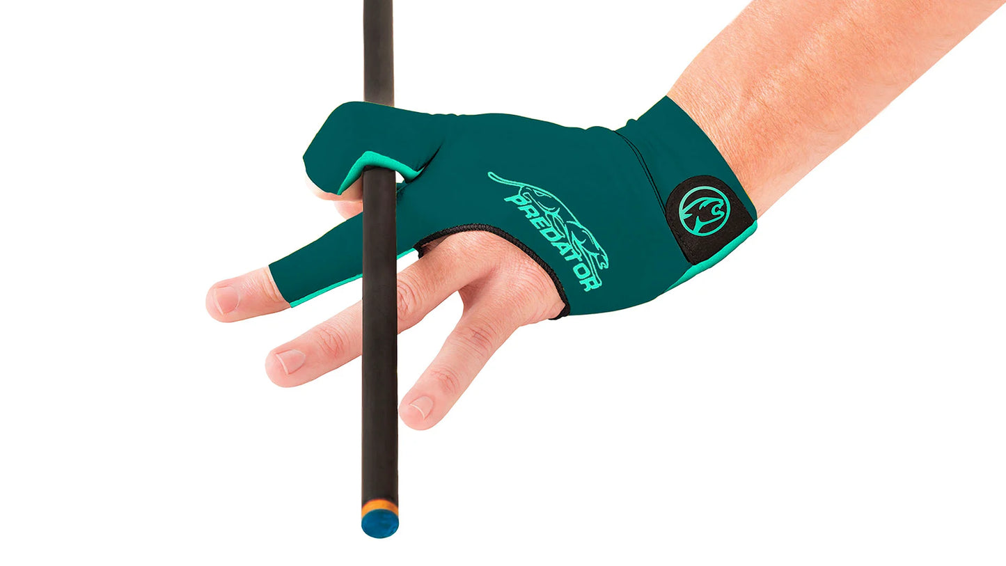 Predator Second Skin Billiard Glove - Green/Teal
