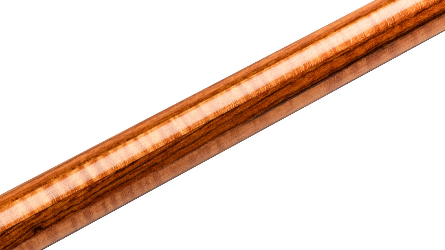 Predator P3 Aura Golden Stained Curly Maple & Bocote Pool Cue - No Wrap