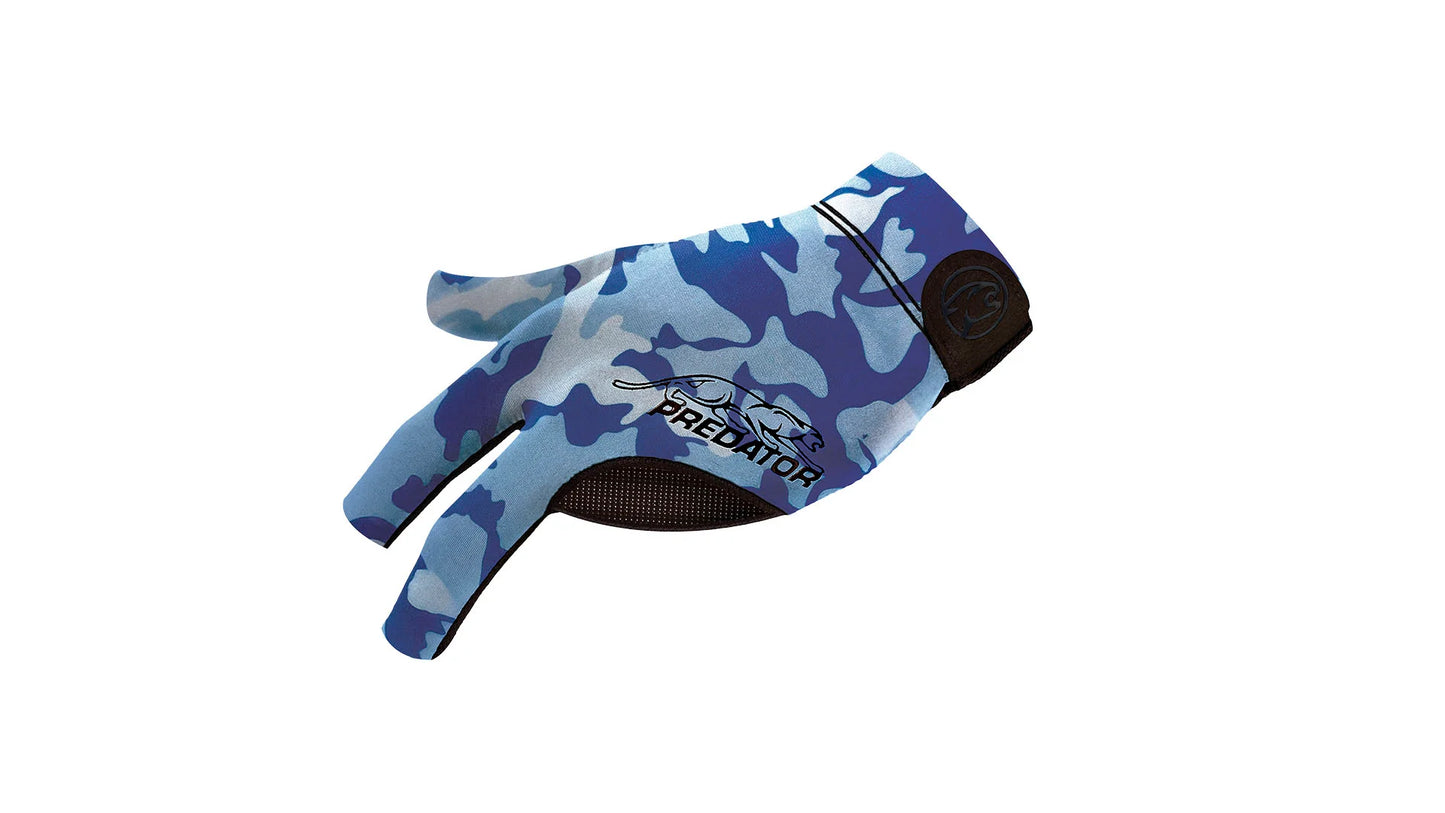 Predator Second Skin Billiard Glove - Blue/Teal Camo