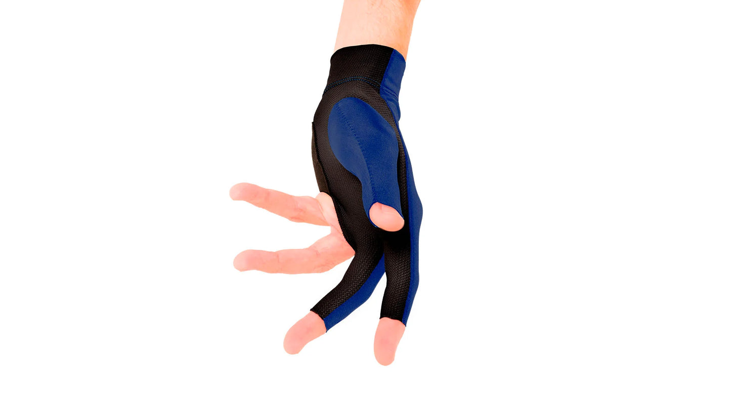 Predator Second Skin Billiard Glove - Navy Blue/White