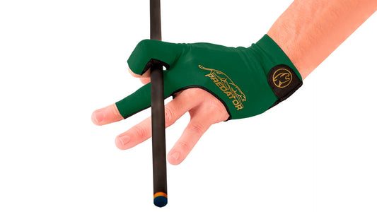 Predator Second Skin Billiard Glove - Green/Gold - Left Hand