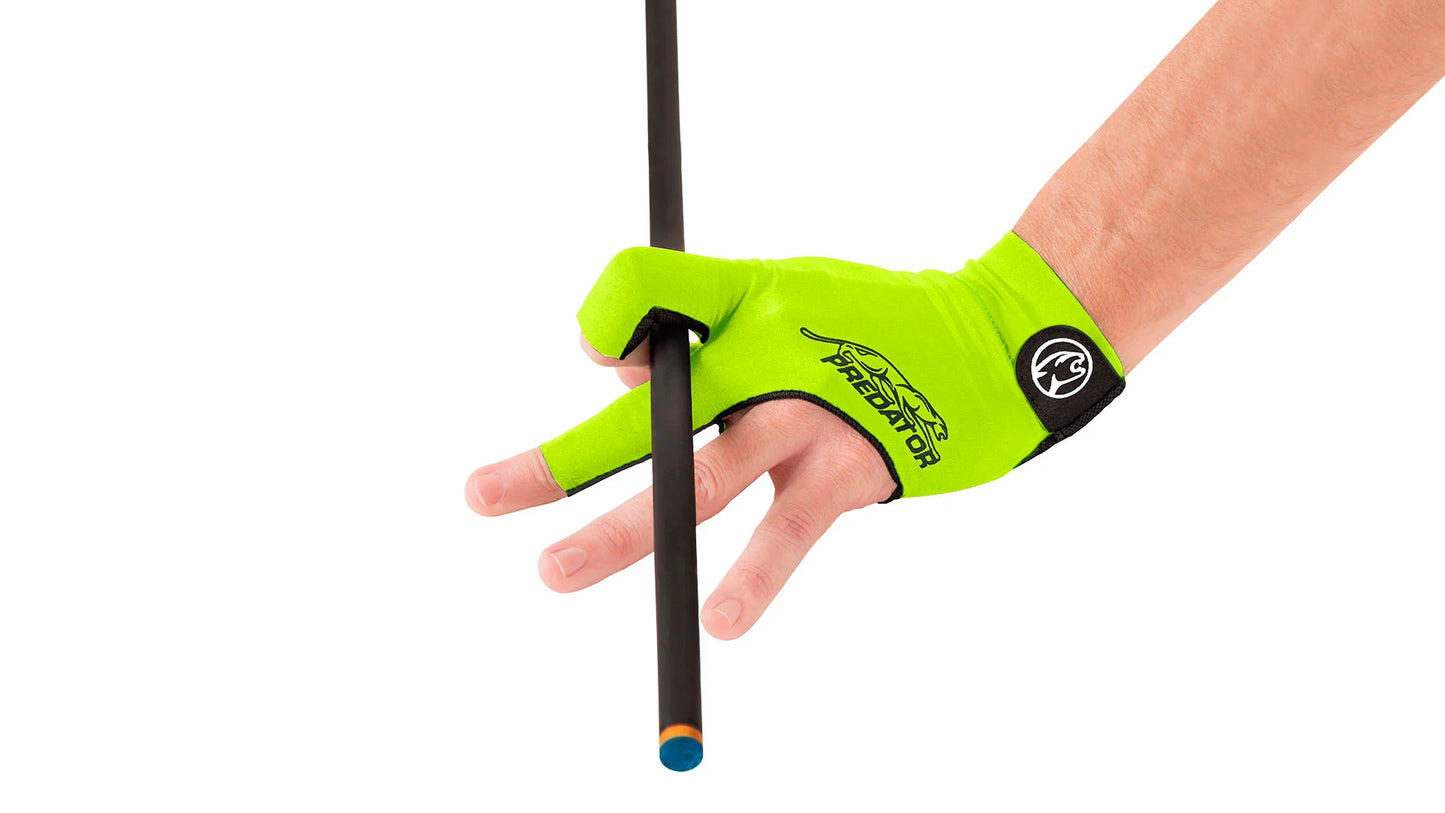 Predator Second Skin Billiard Glove - Neon Green/Black